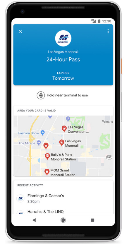Google Pay Lets People Use their Phone as Ticket On Las Vegas Monorail (Phone Scoop)
