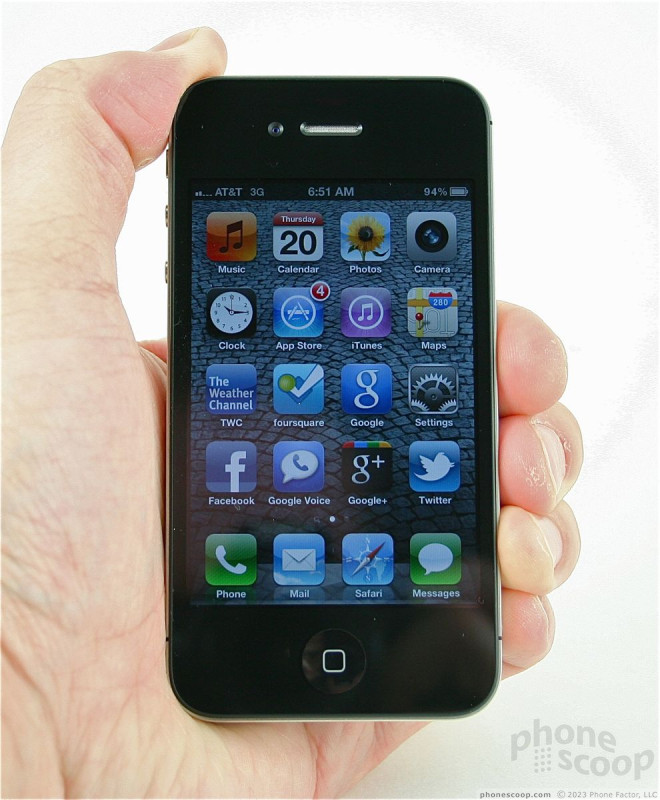 Review: Apple iPhone 4S for AT&T: Body : Body (Phone Scoop)
