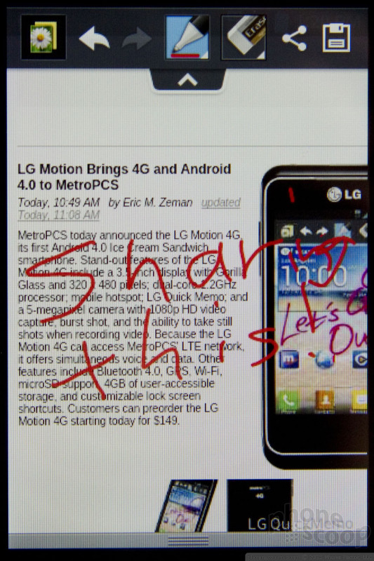 LG Android Motion 4G, MS770 for metroPCS in Black