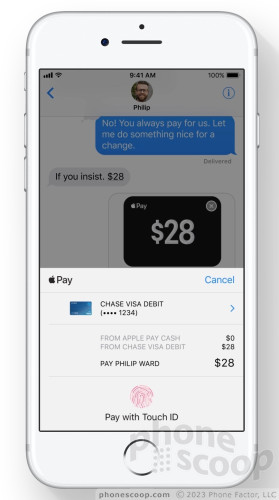 Apple Pay in iMessage