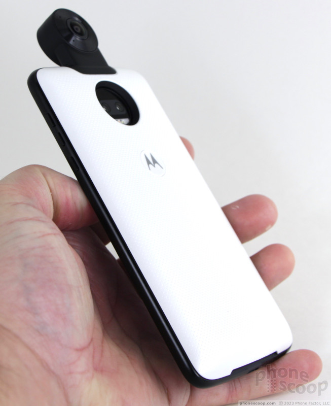 White Motorola Moto 89596N 360 Camera Moto Mod for Moto Z Phones  723755895966
