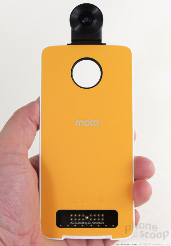 Motorola Moto Mods 360 Camera - 360° module de caméra numérique - fixation  sur smartphone - 4K - blanc