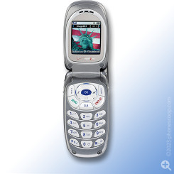 Teléfono celular abatible Samsung SCH-A670 Verizon (plateado) - *Sin probar*